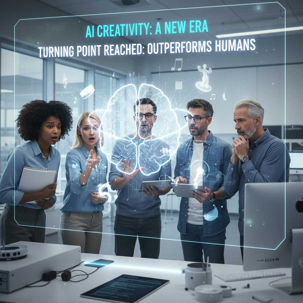 AI's Creative Leap: Outperforming Average Humans in Linguistic Creativity