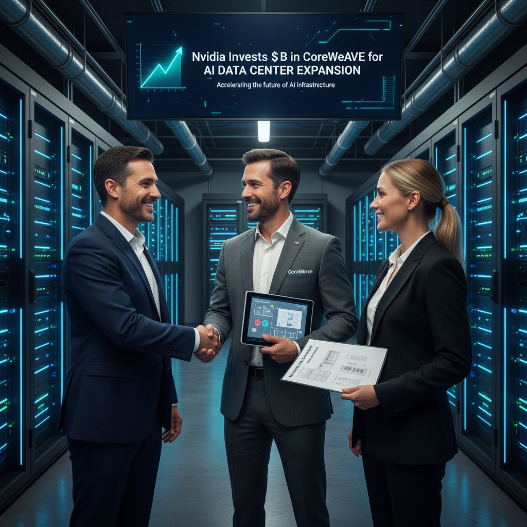 Nvidia Fuels AI Revolution with $2 Billion Investment in CoreWeave for Data Center Expansion