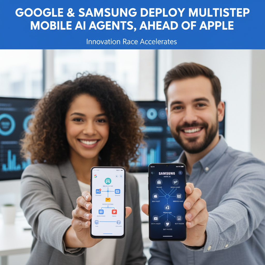 Google and Samsung Leap Ahead with Multistep Mobile AI Agents, Apple Delays